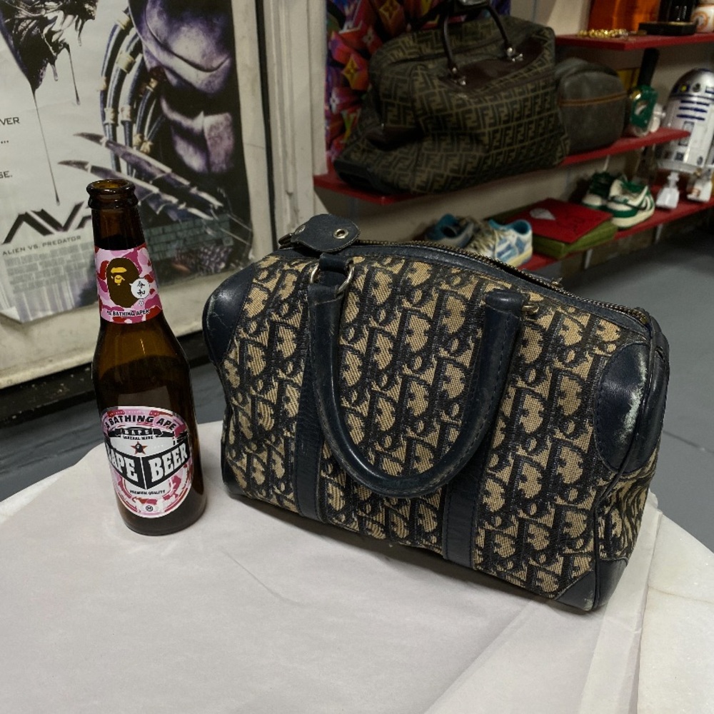 Vintage Christian Dior Blue Women’s Hand Bag Preowned